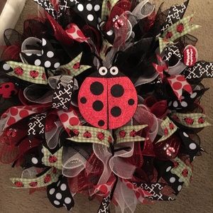 Lady Bug Wreath